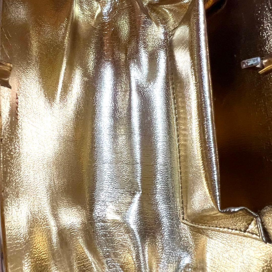 【美品】RODO ロド/ラインストーン金具/チェーン ショルダーバッグ