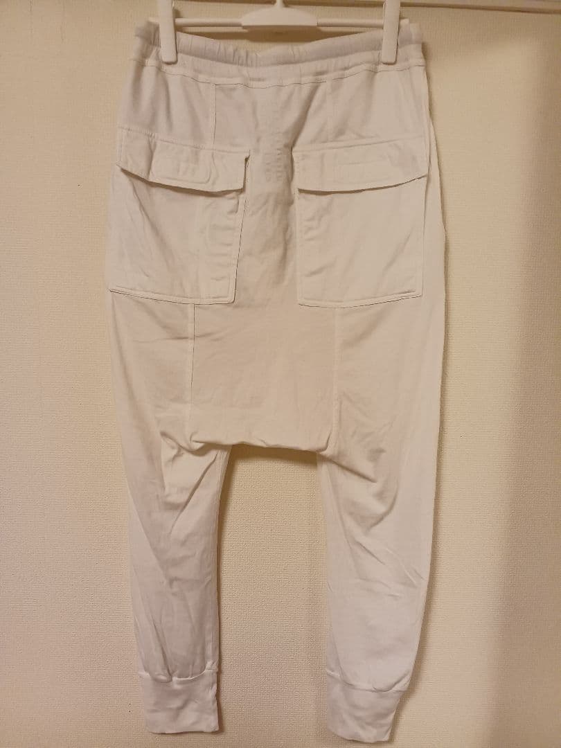 Rick Owens DRKSHDW プリズナー パンツ白サルエル　リック