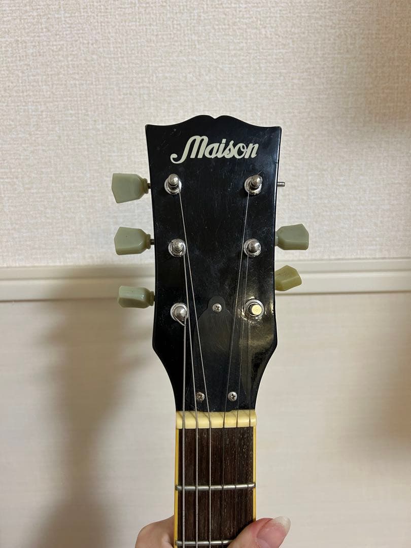 Maison SGスタイル エレキギター ブラック