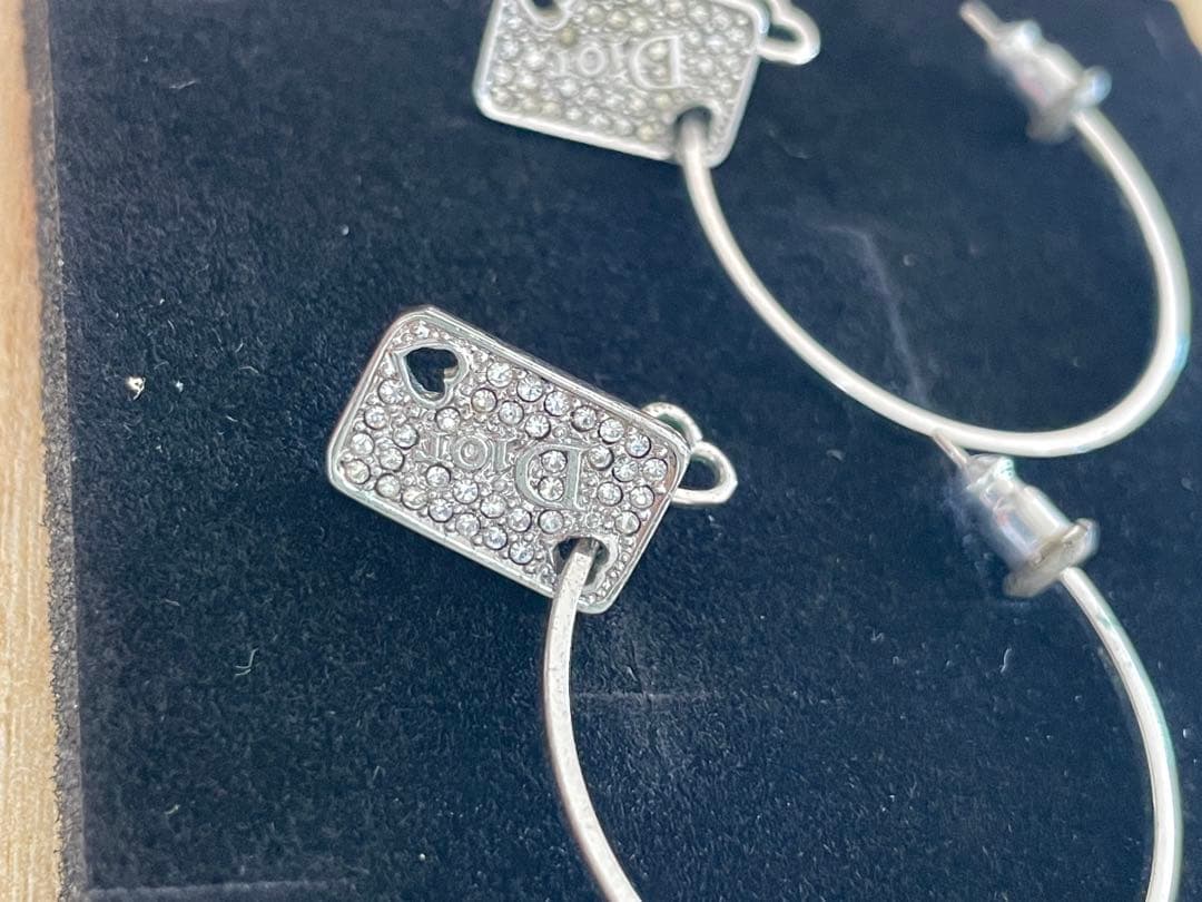 Dior フープピアスハート❤︎モチーフ