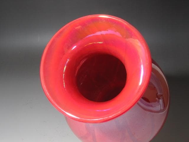 ☆　藤田喬平　ガラス花瓶　目をひく一品です☆y578