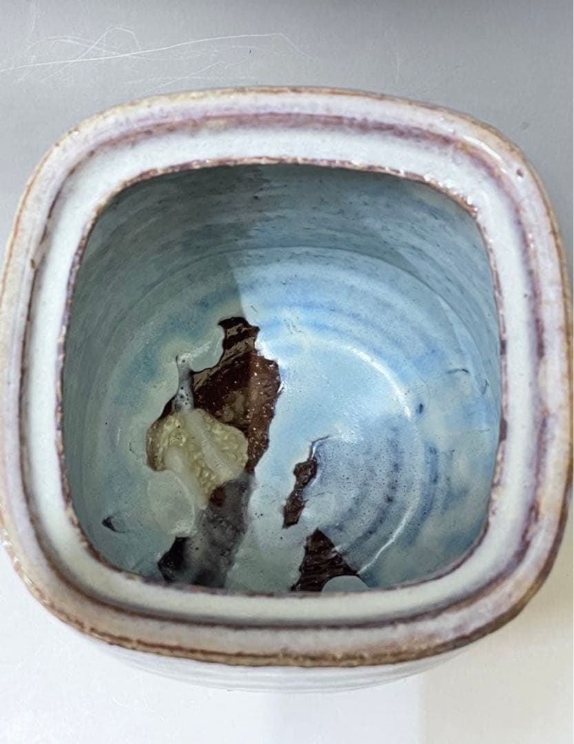 E244 萩焼　正峰窯　水指　小高正峰　茶道具　茶器