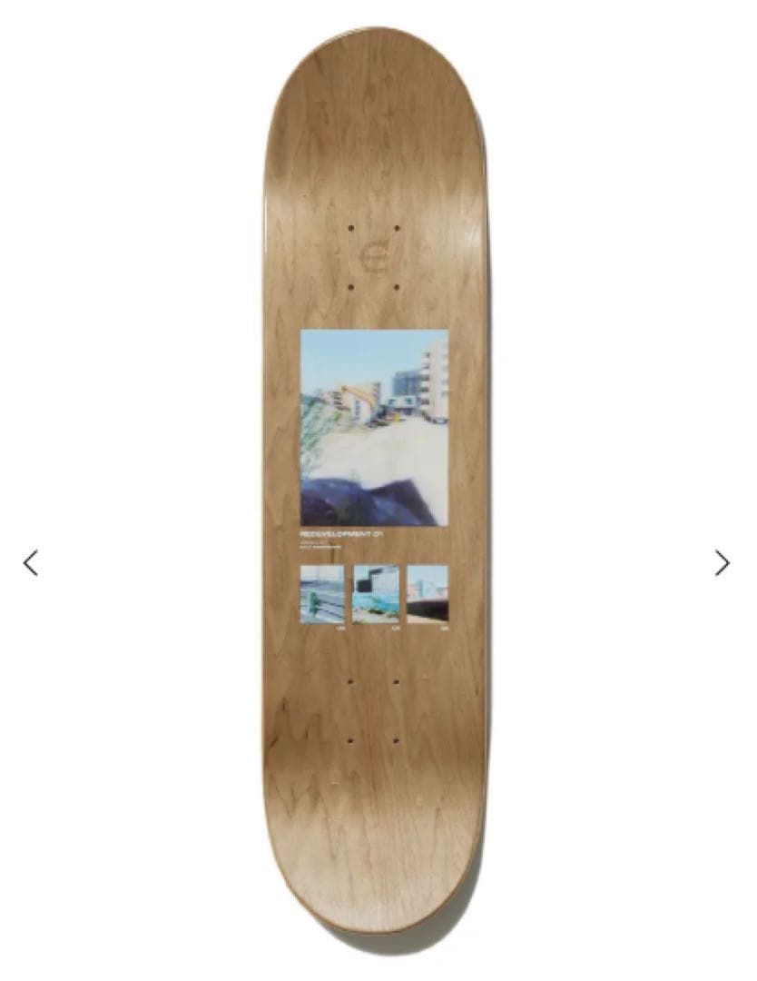 山口幸士　木製スケートボードデッキ