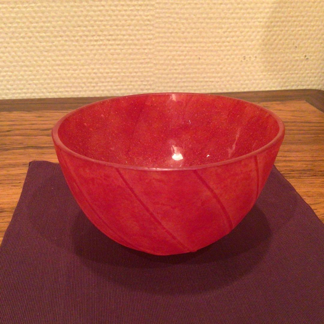 大室桃生さん　パート・ド・ヴェール　ガラスボウル