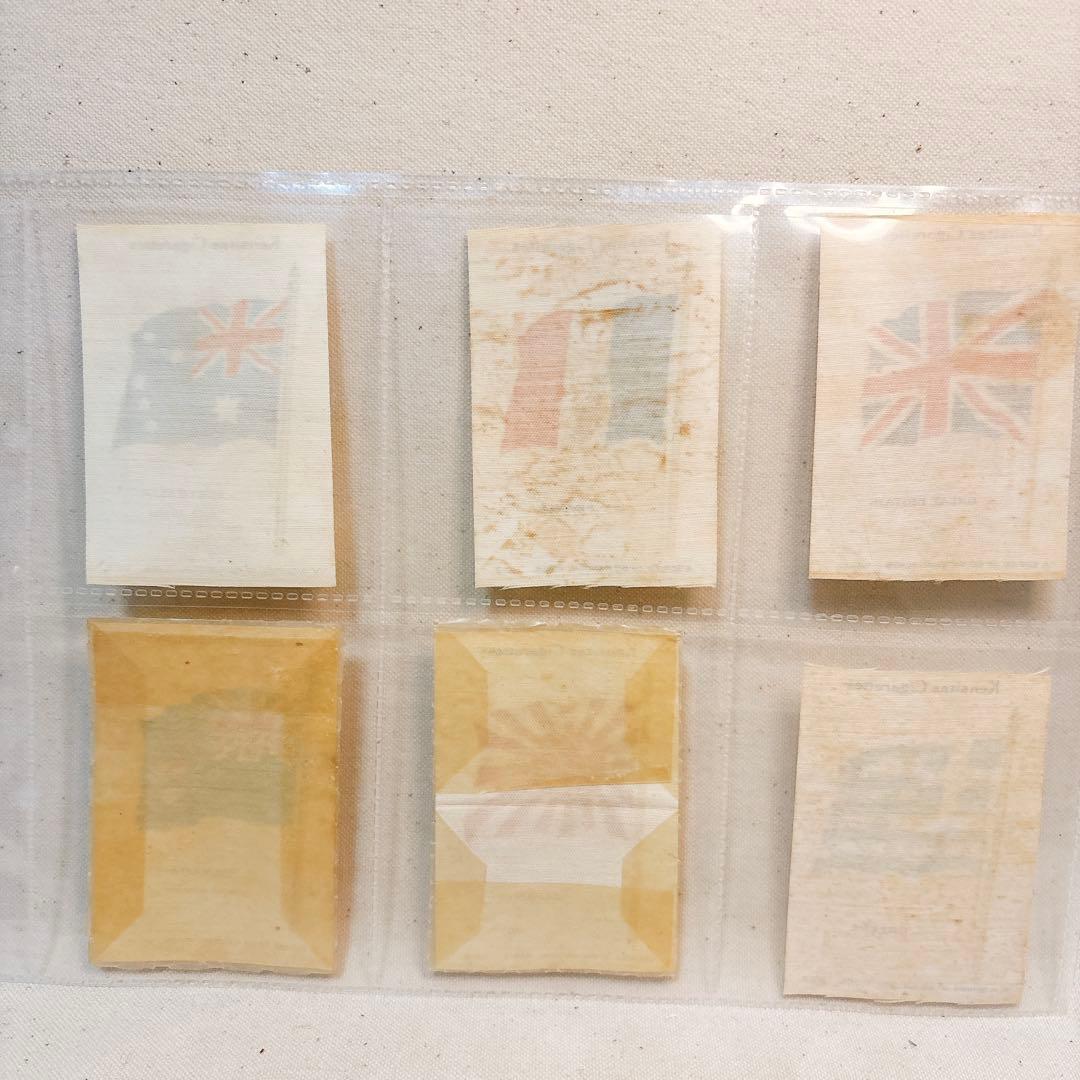 （F）国旗 シガレットカード 旗 シルク Kensitas イギリス 36枚