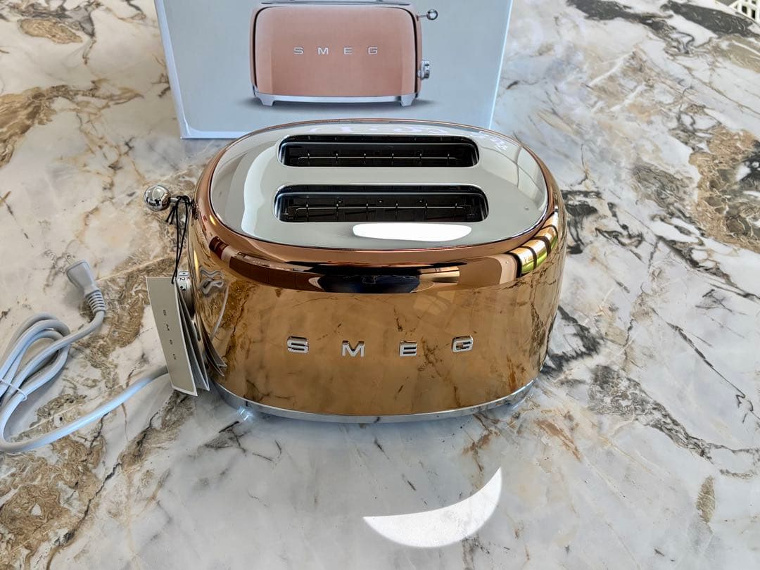 SMEG トースター ローズゴールド