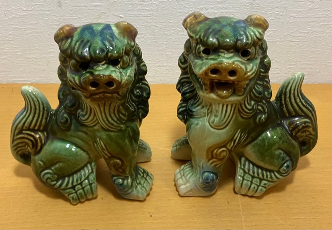 【置物】沖縄　シーサー　魔除け　沖縄土産　陶器　オブジェ