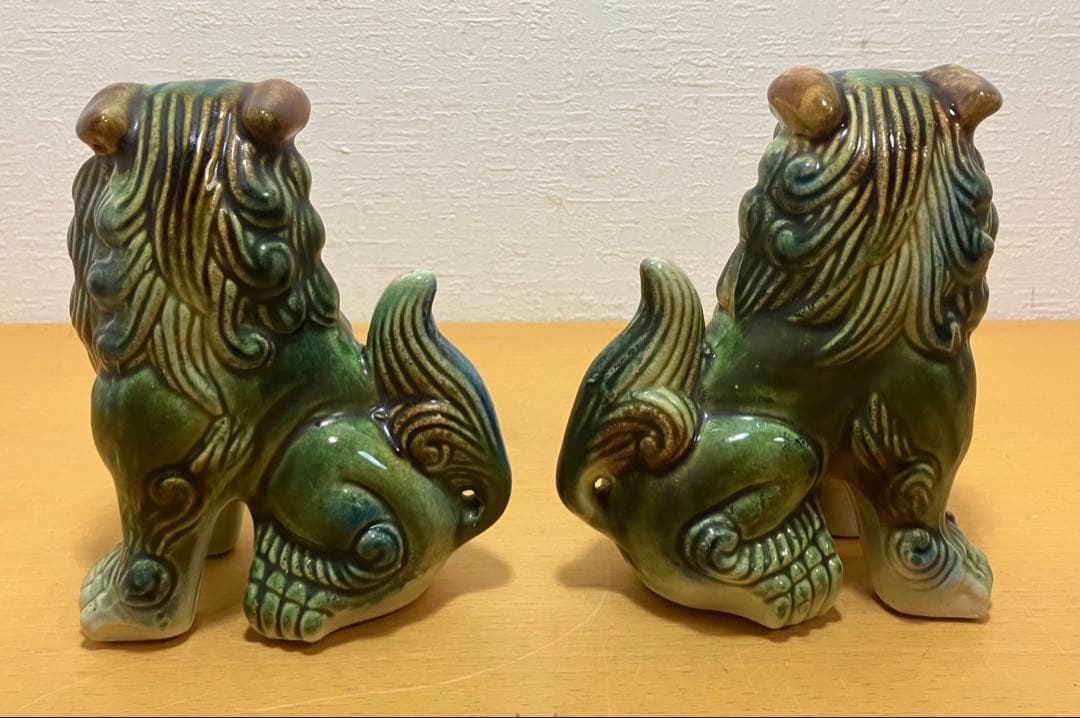 【置物】沖縄　シーサー　魔除け　沖縄土産　陶器　オブジェ