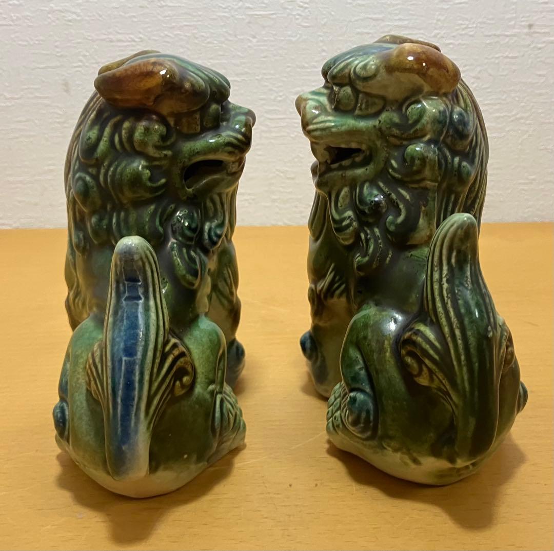 【置物】沖縄　シーサー　魔除け　沖縄土産　陶器　オブジェ