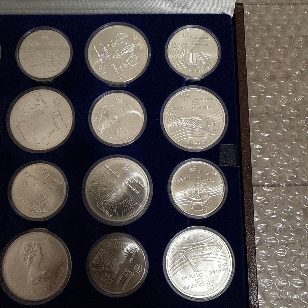 記念銀貨　カナダオリンピック　1976年　28枚