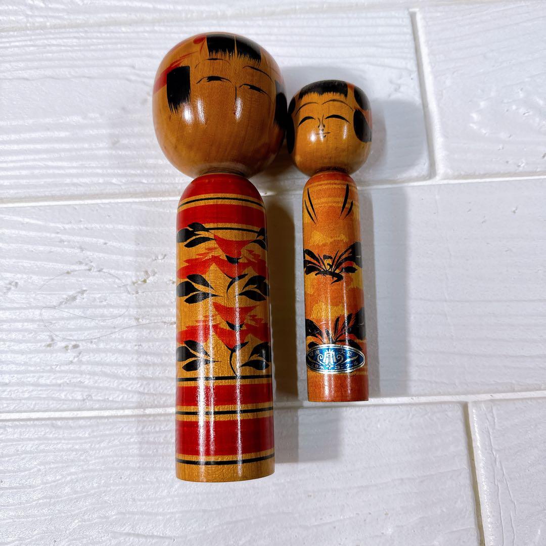 アンティーク伝統こけし人形 15体セットレトロ難あり