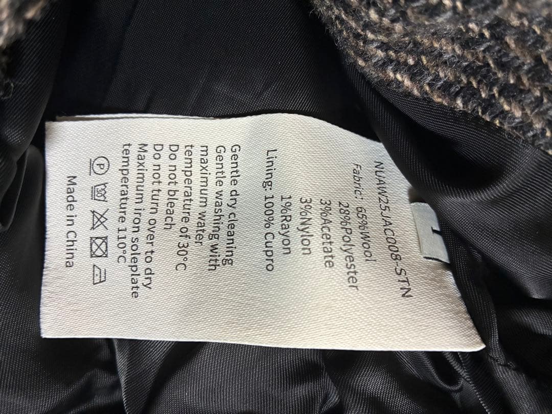 ジャケット・アウター NULLUS DECONSTRUCTED JACKET 25AW