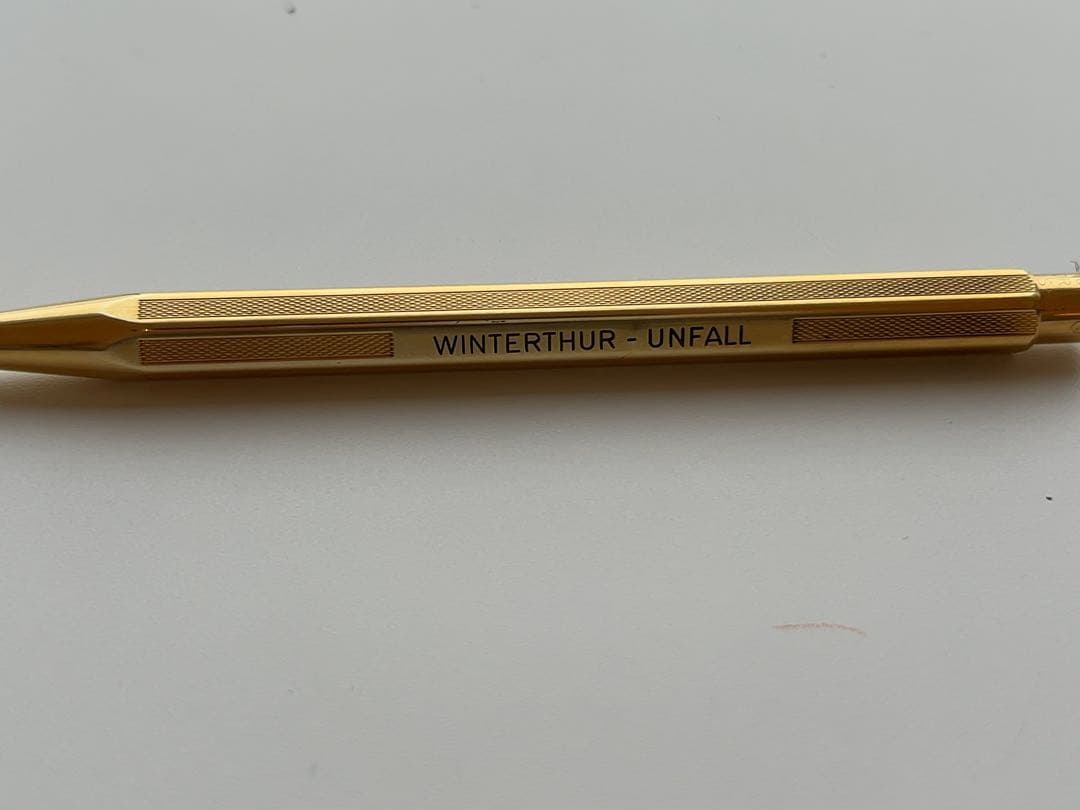 カランダッシュ　エクリドール　グレンドージュ　1.18mm　ゴールド