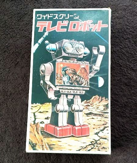 昭和　激レア　ブリキ　ロボット　ワイドスクリーンテレビロボット