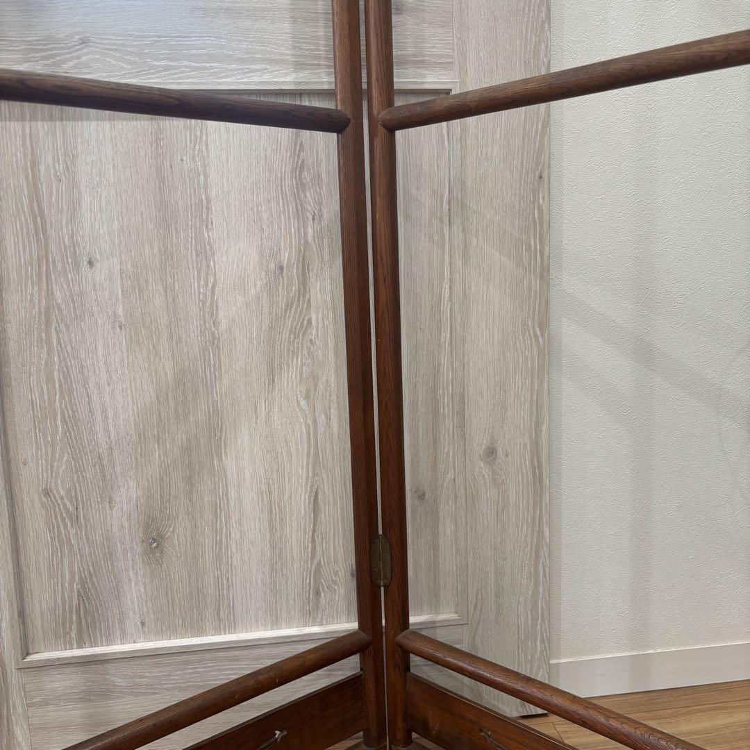 衣紋掛け　木製折りたたみ式 古道具