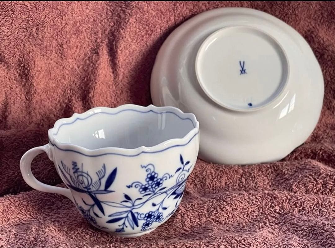 Meissen マイセン ブルーオニオン　カップ＆ソーサー 1客