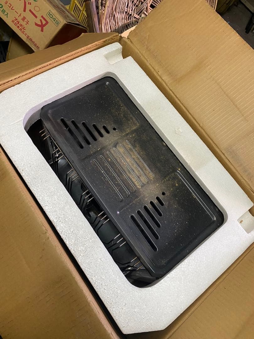 OS-2300R 石油ストーブ　開放式　ナショナル　昭和レトロ　赤　ビンテージ