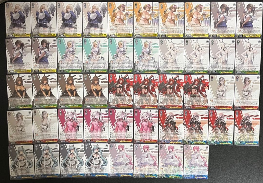 【勝利の女神:NIKKE】ヴァイスシュヴァルツRR以下4コンセット（スリーブ付）