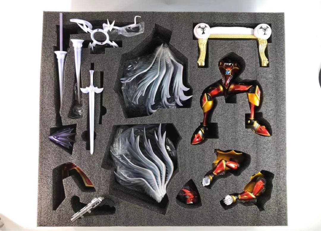 デジモンアドベン 樹脂フィギュア ガレージキット デュークモンクリムゾンモード