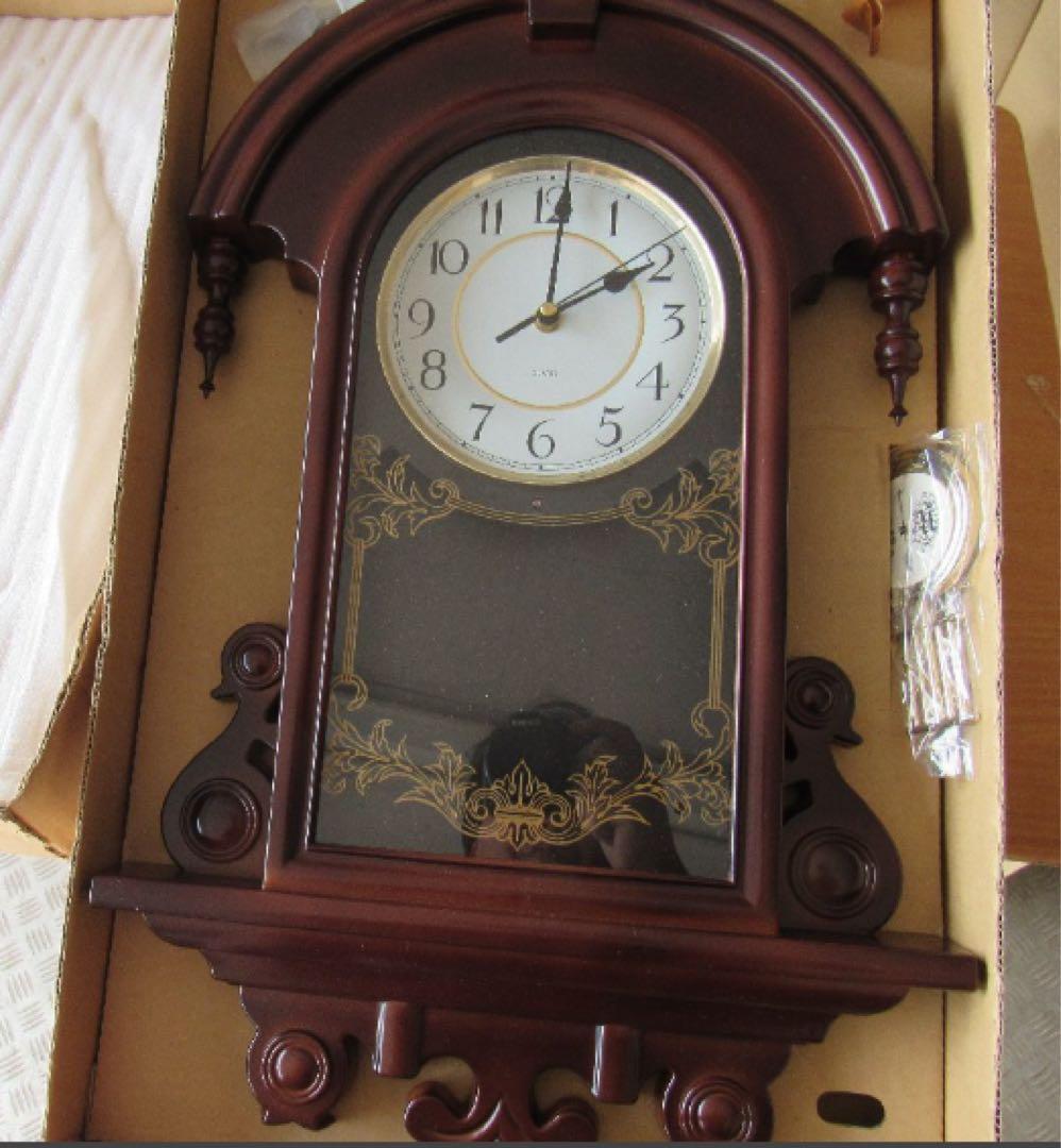 田中実業 雅峰SH-MPT5 5W K-1218涙の雫型 クォーツメロディ柱時計