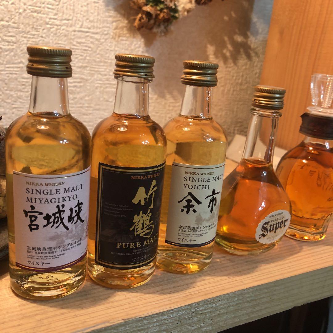 ウイスキーミニボトル5種