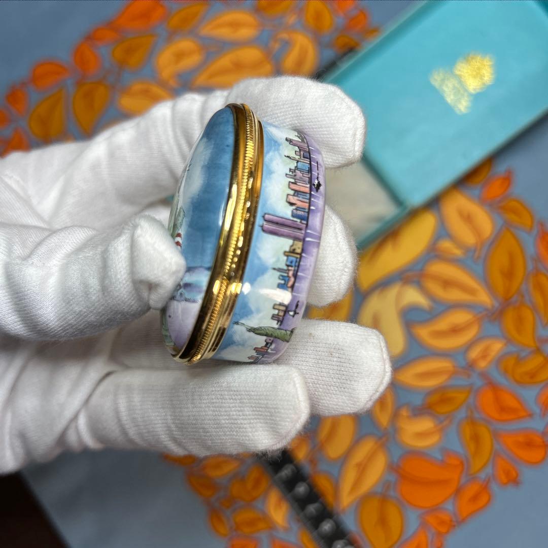 HALCYON DAYS 自由の女神像　ティファニーデザイン　小物入