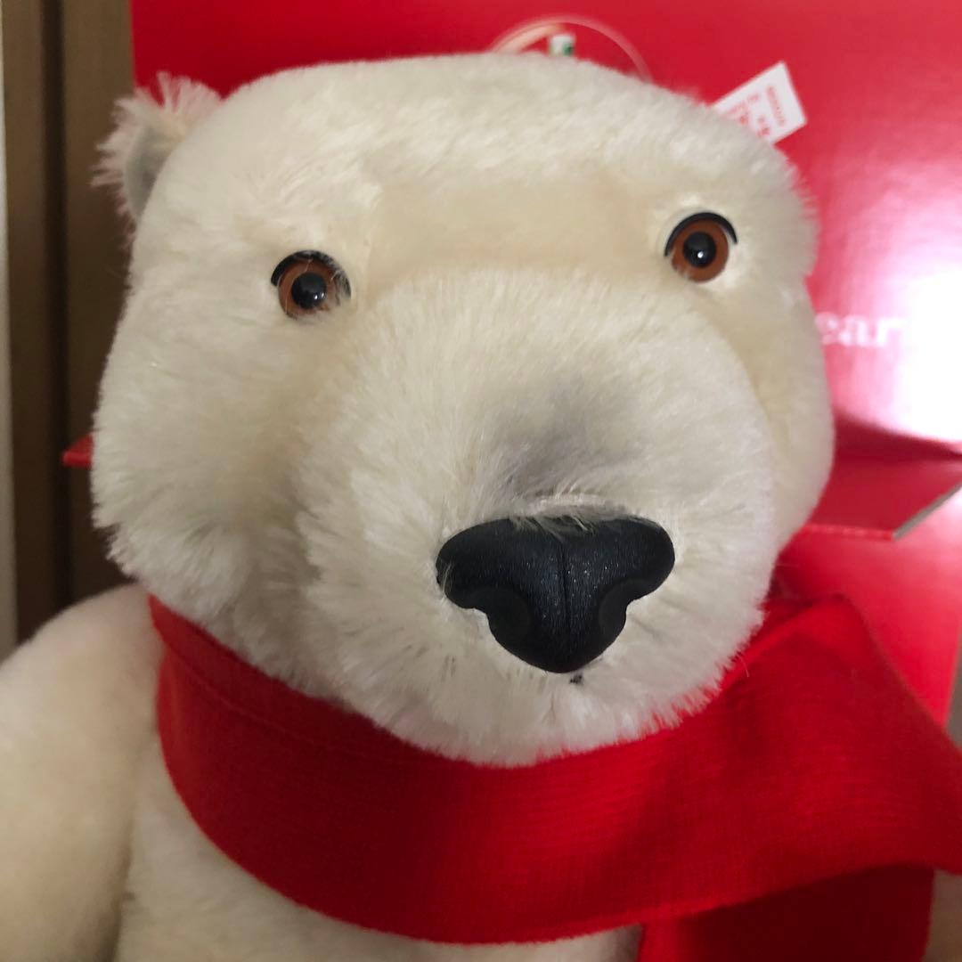 シュタイフ　コカコーラコラボ　ポーラベア