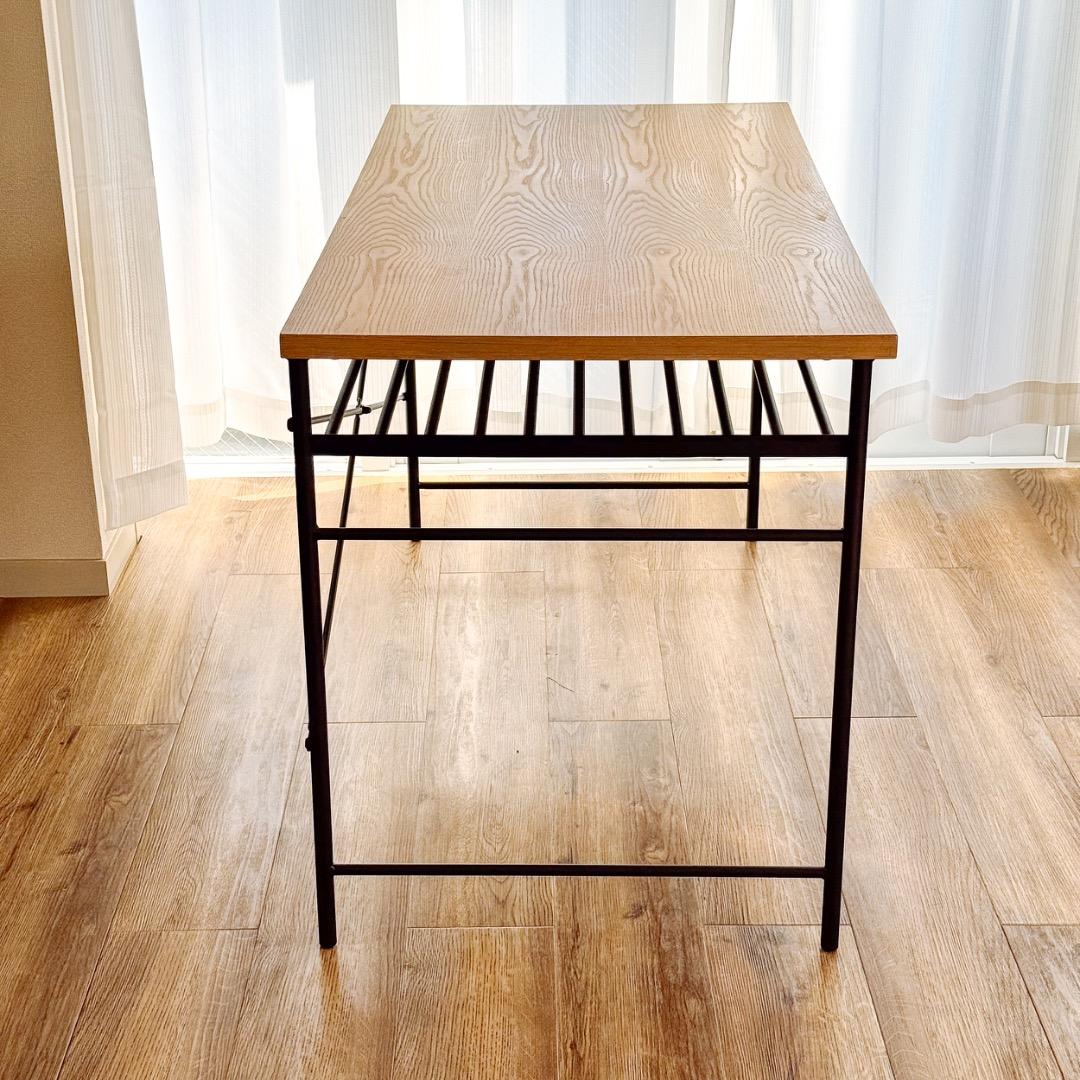 LOWYA PCデスク 引き出し天然木使用ヴィンテージオフィス【販売終了品】