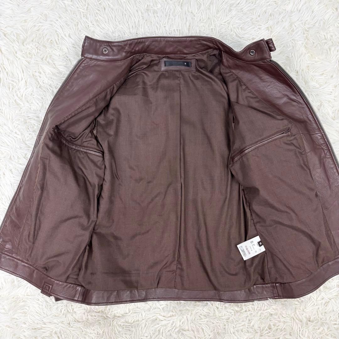 未使用級！リューグーレザーズ ラムレザー シングルライダースジャケット M