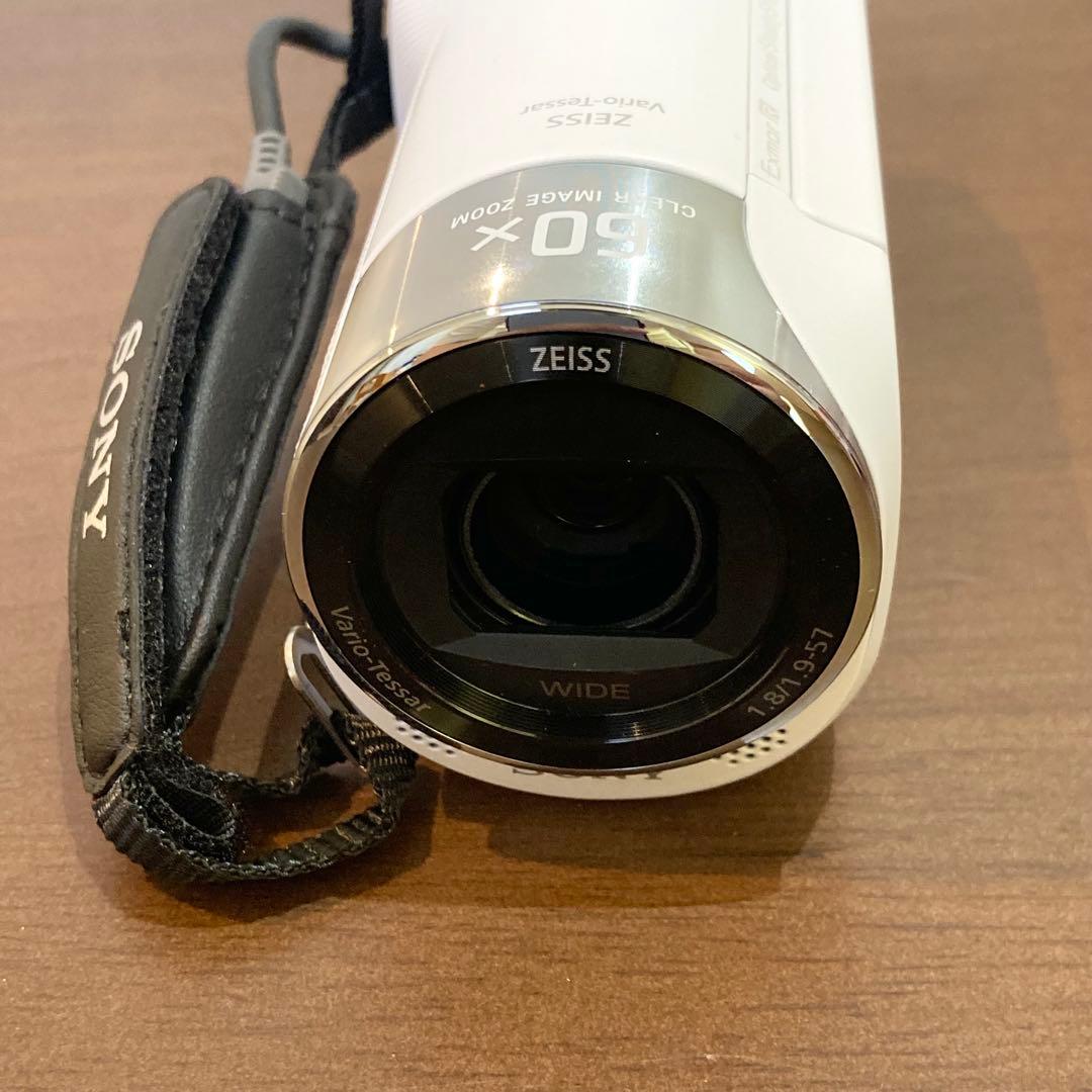 ★美品★ SONY HDR-CX470 ビデオカメラ ホワイト