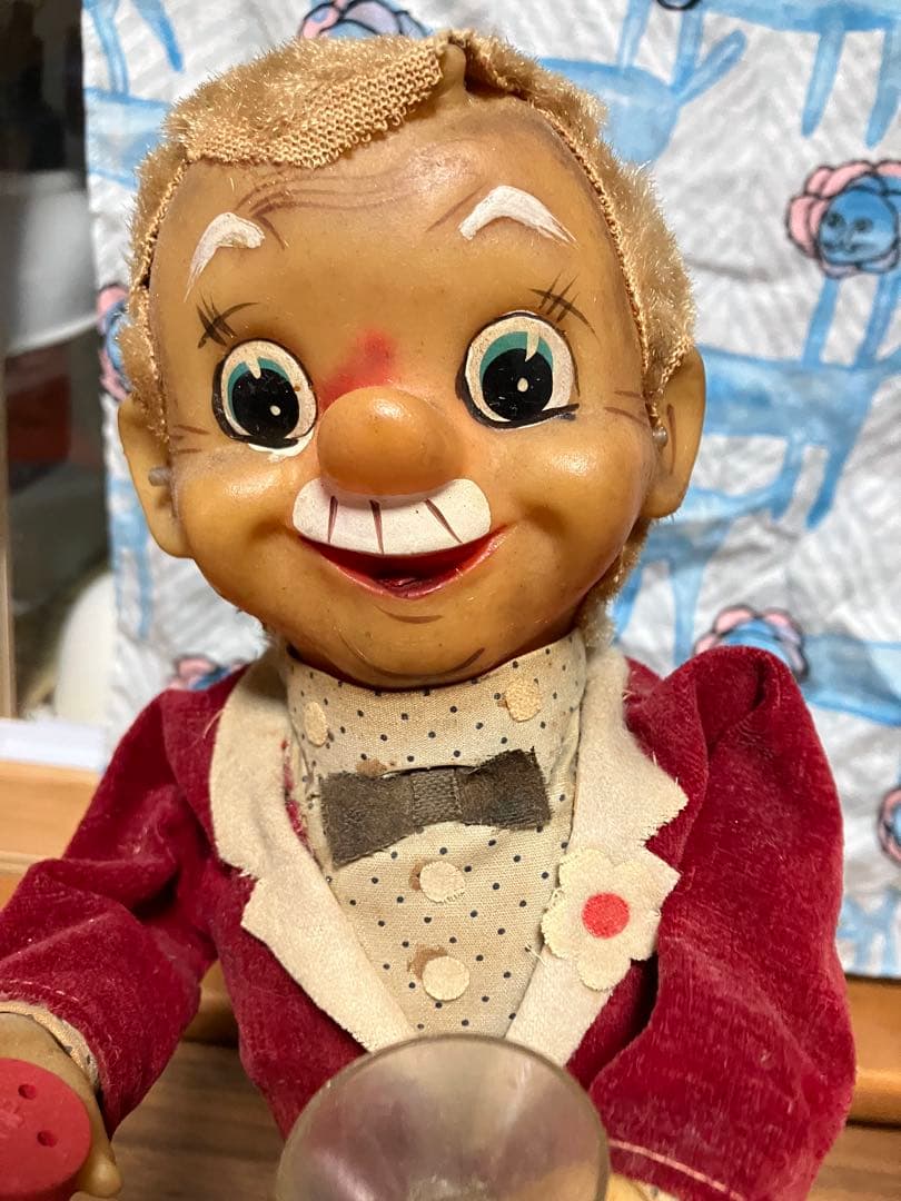 昭和レトロ バーテンダー ブリキ 人形 動作確認済 当時物