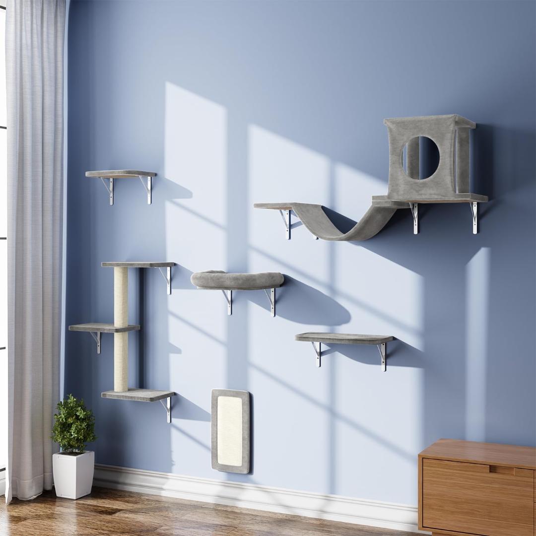 【M2814-102-70】キャットウォーク　６点セット　猫用　キャットステップ