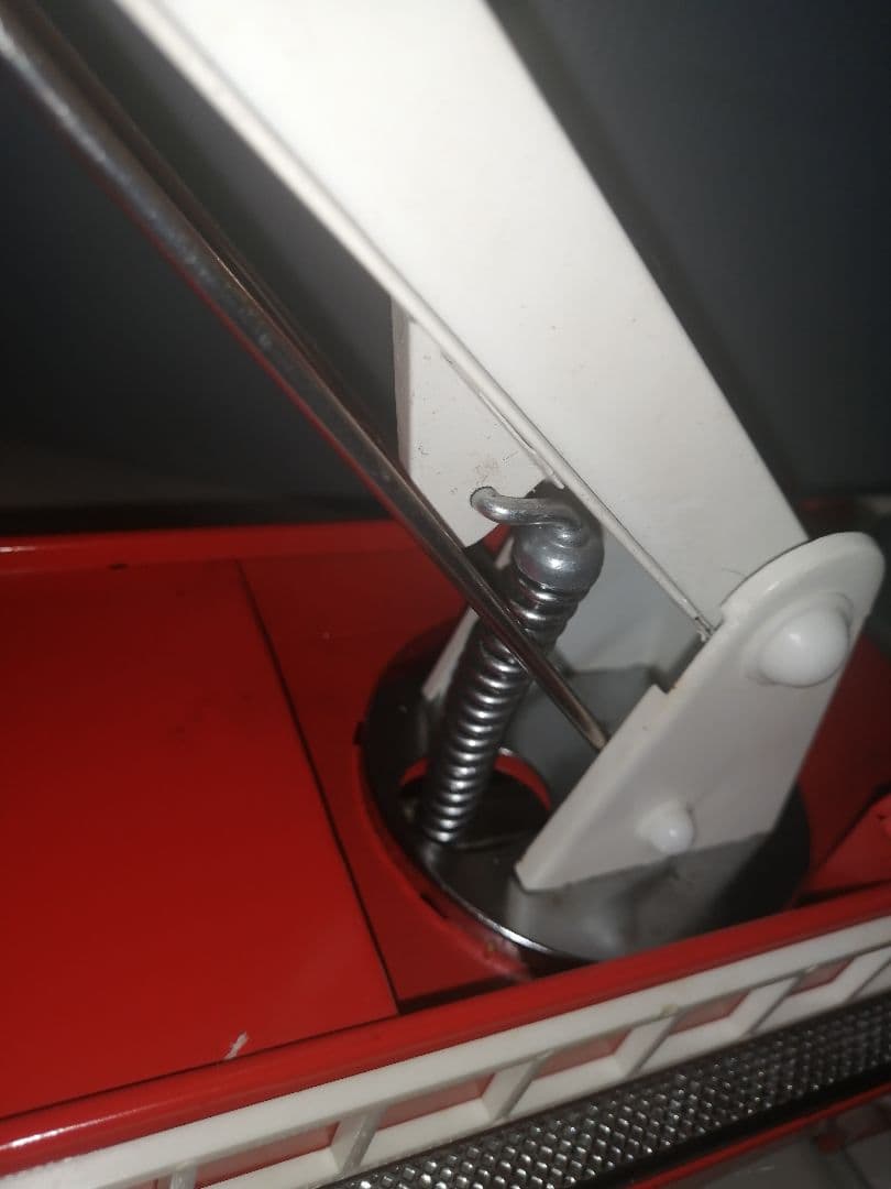 シュノーケル消防車　アメリカンレトロトイ　ブリキ製