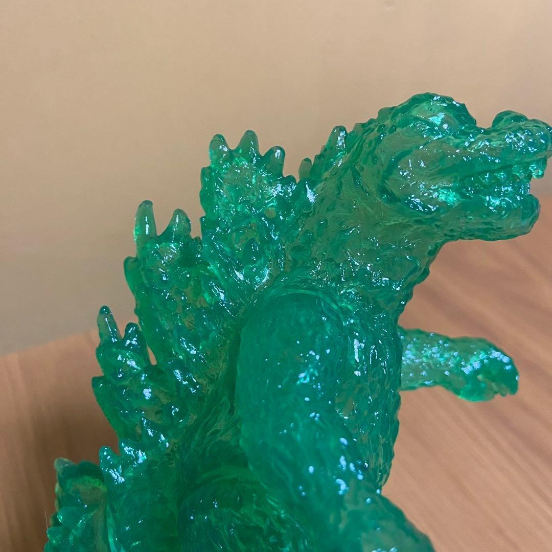 ポピー キングザウルス ゴジラ クリアー緑成型 ソフビ 5450