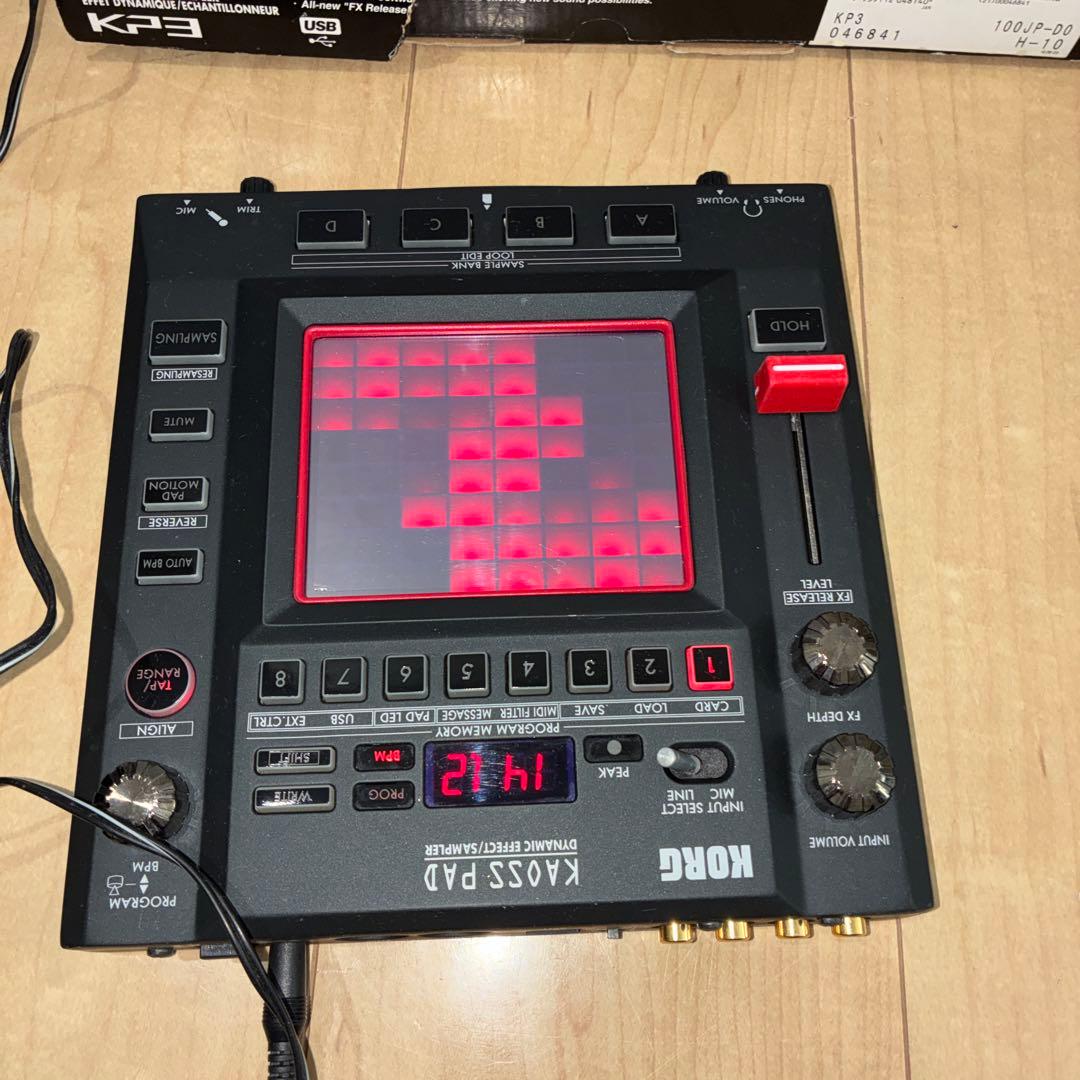 フルセット　KORG KAOSS PAD エフェクトサンプラーKP3動作確認済