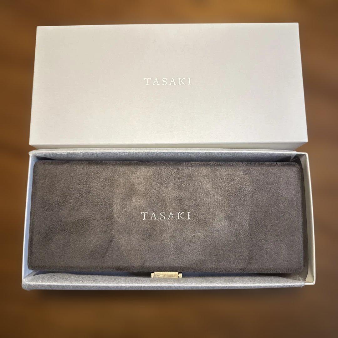 TASAKI ジュエリーボックス グレー　ベロア