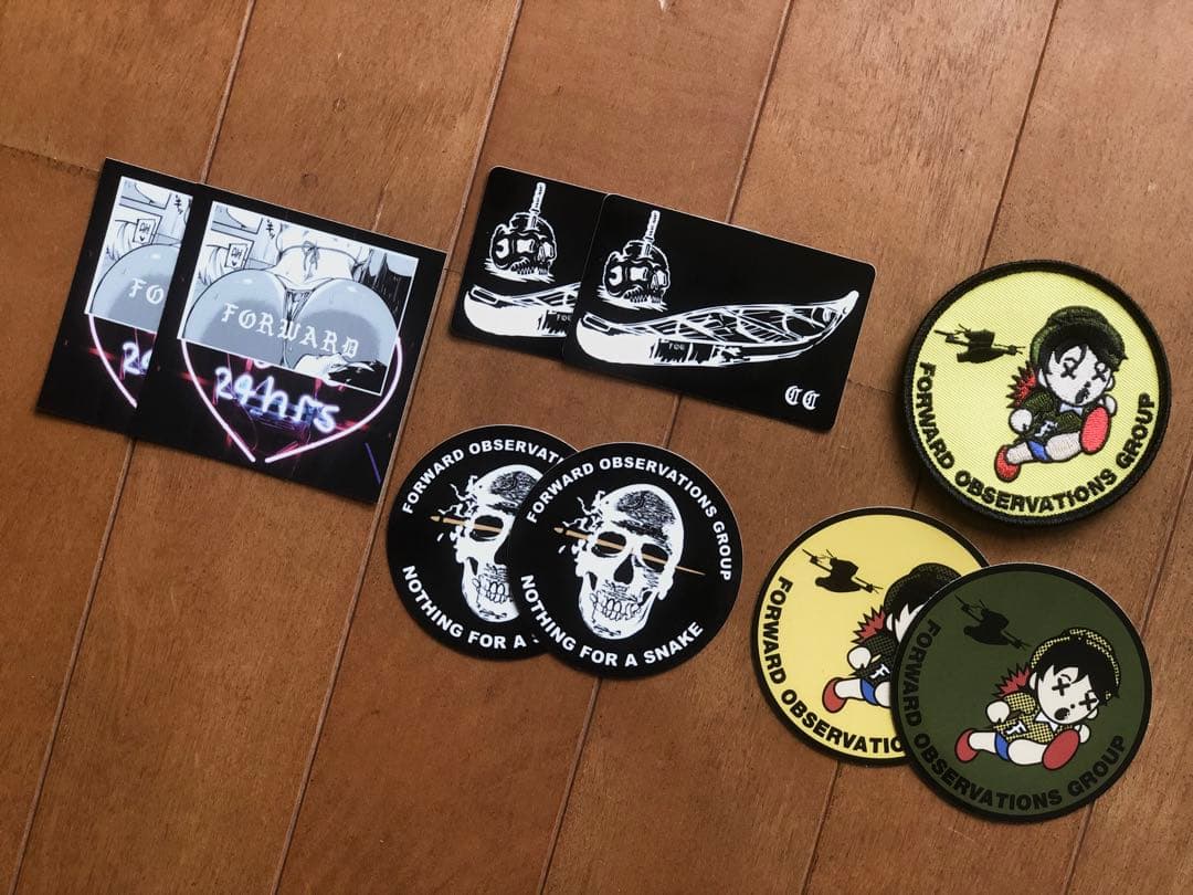 実物 FORWARD OBSERVATIONS GROUP ステッカーセット