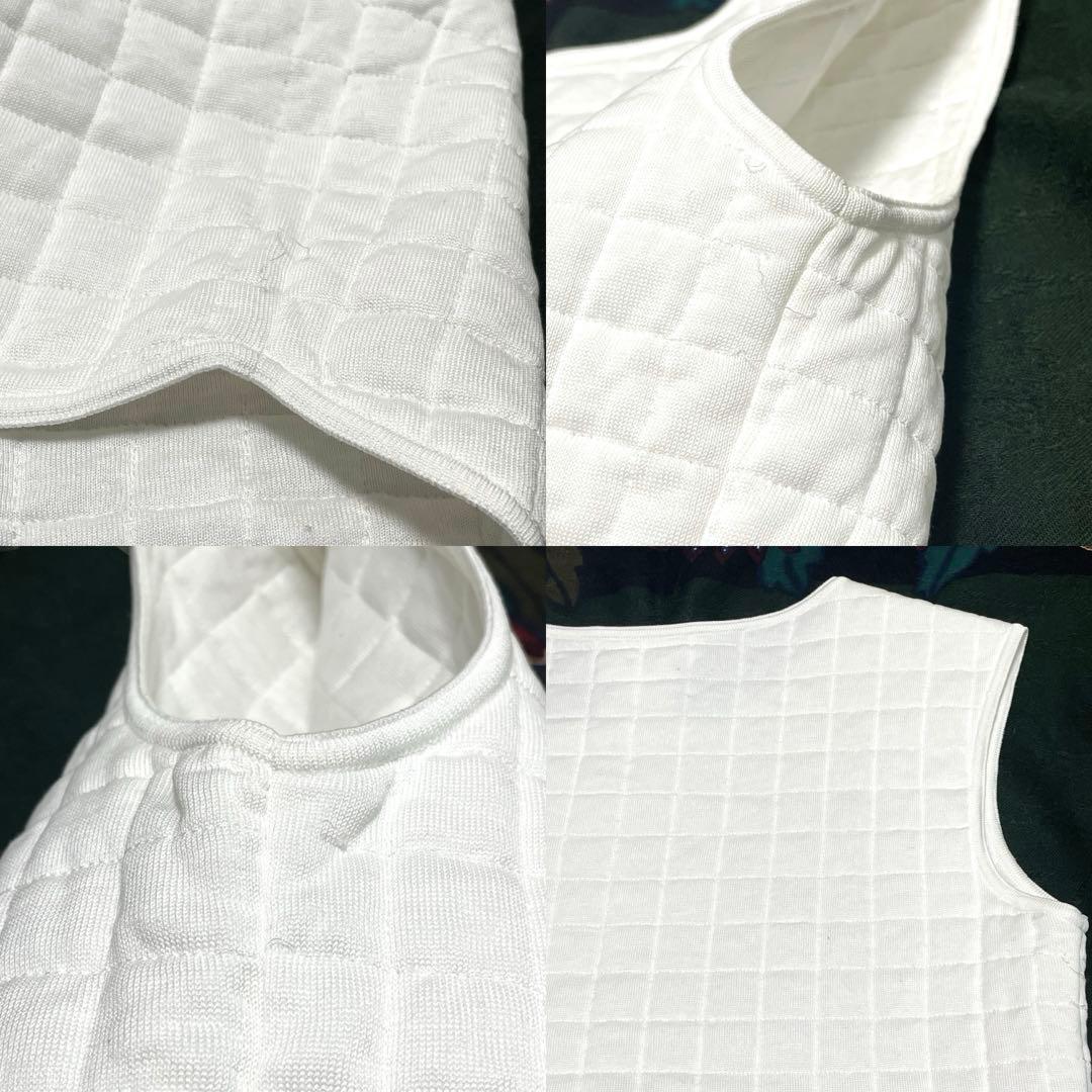 CHANEL シャネルキルティング ロゴ　タンクトップ トップス　白　ホワイト