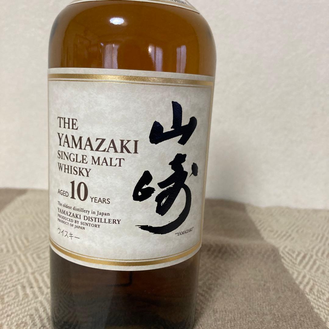 《希少 古酒》サントリーシングルモルトウイスキー 山崎10年　未開封（箱付き）