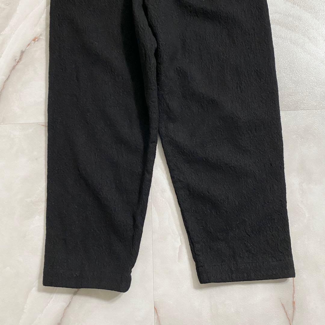 A17661 美品 アーツ&サイエンス ウール縮絨サルエルパンツ ブラック 1