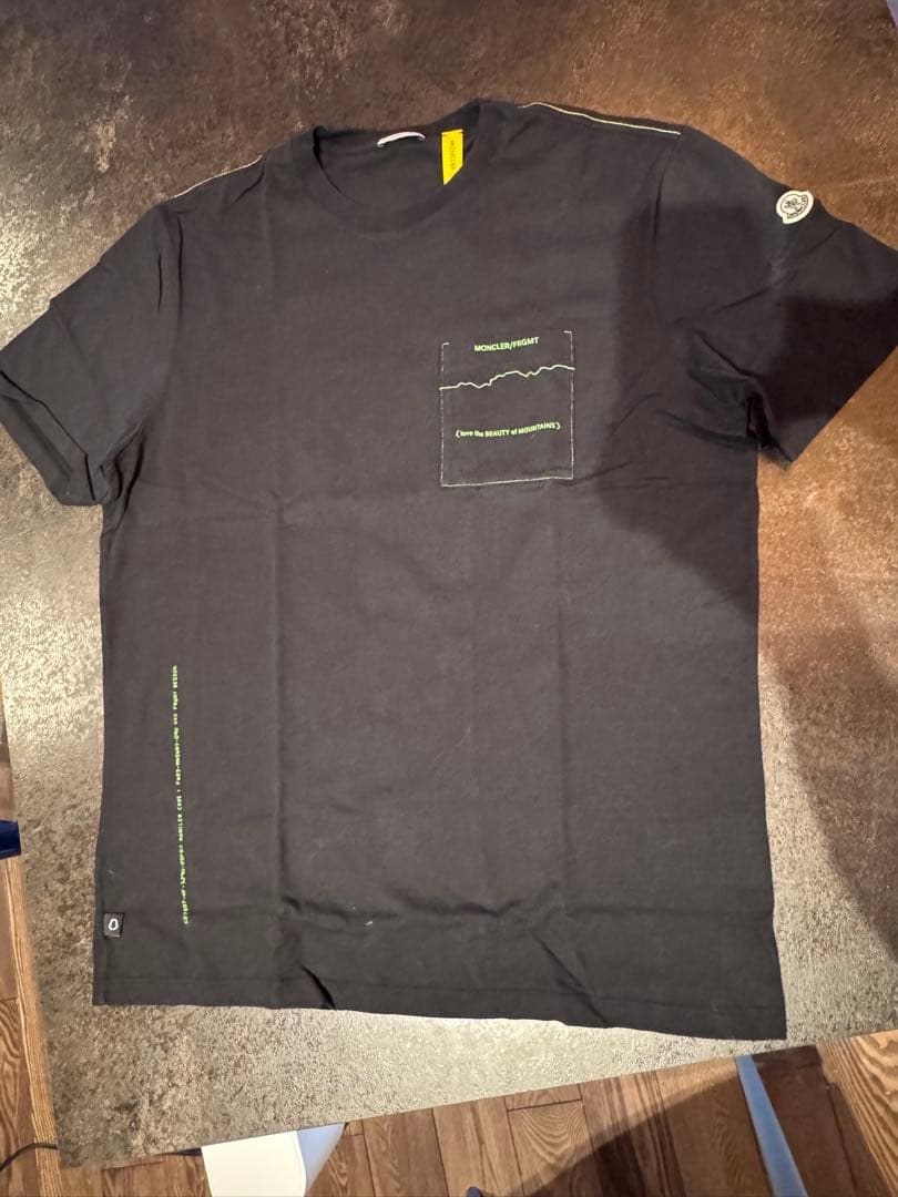 MONCLER FRGMT ブラック Tシャツ Ｌ