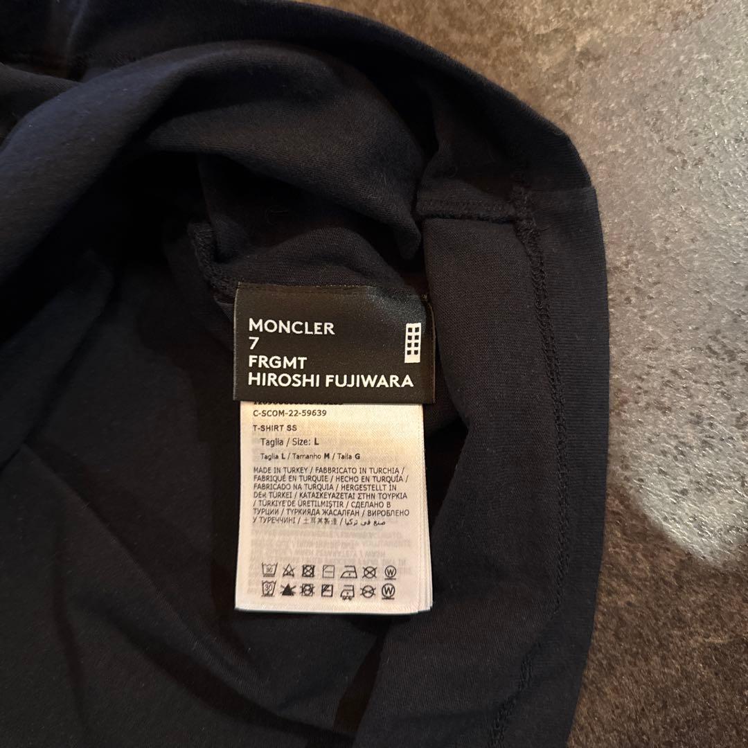 MONCLER FRGMT ブラック Tシャツ Ｌ
