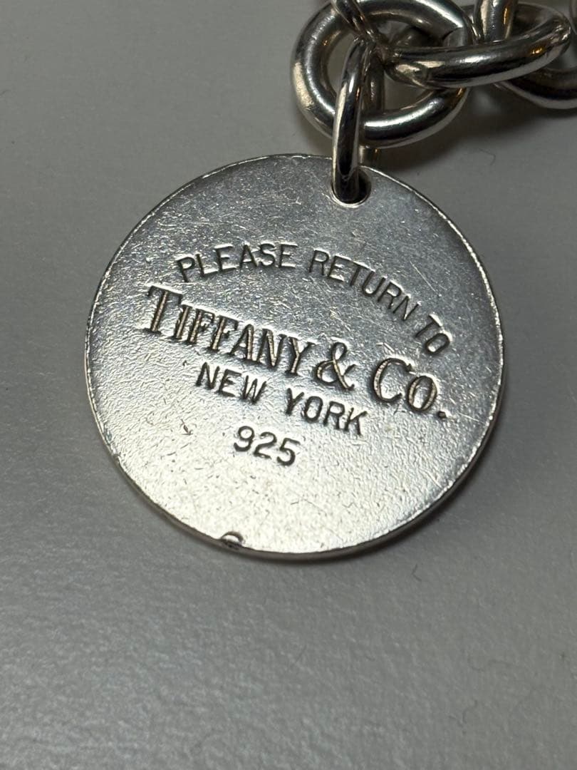 ティファニー　リターントゥ　ブレスレット　サークルチャーム　17.5cm