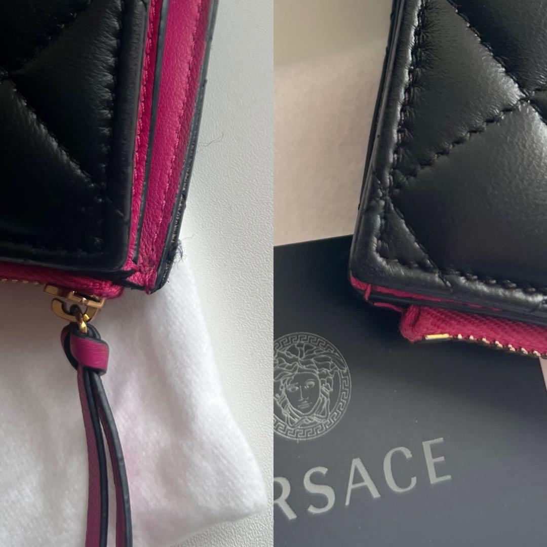31 極上美品 VERSACE ヴェルサーチ 2つ折り財布
