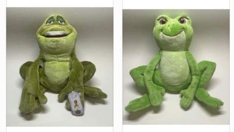 ディズニー【プリンセスと魔法のキス】ぬいぐるみ　ナヴィーンとティアナ　12\