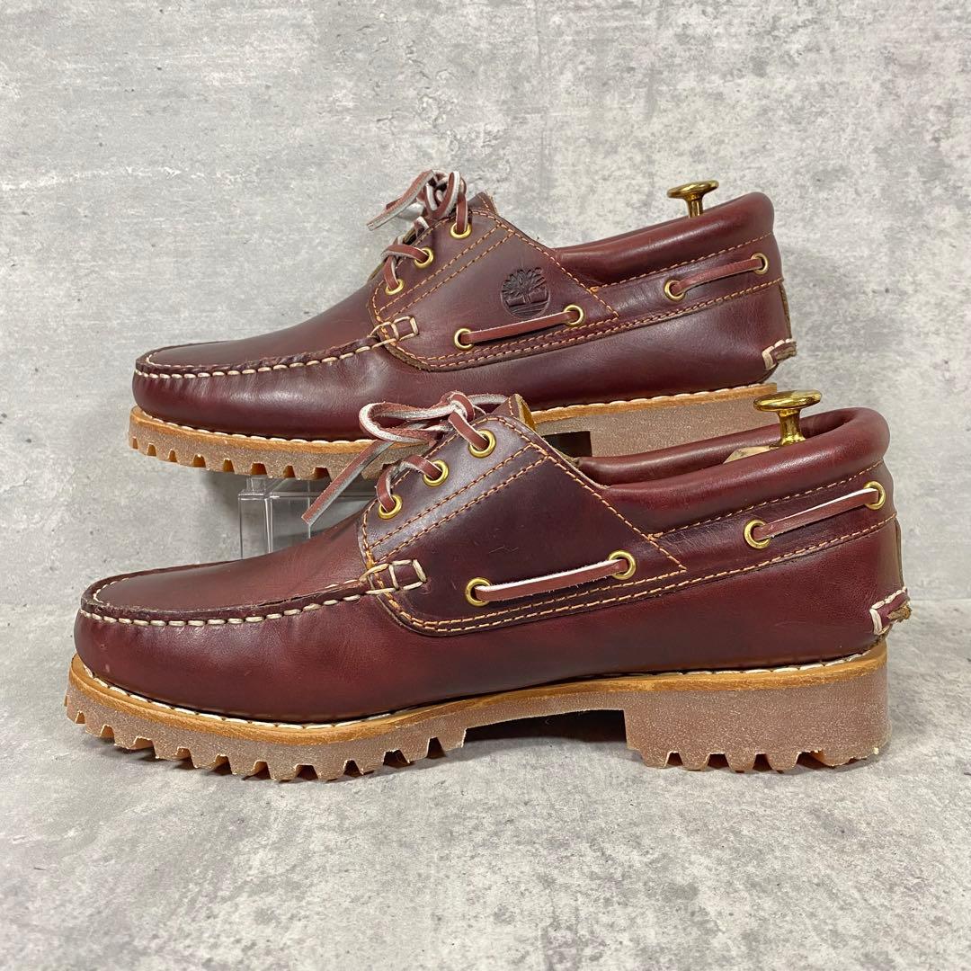 【未使用級】Timberland デッキシューズ 3Eye 27cm モカシン