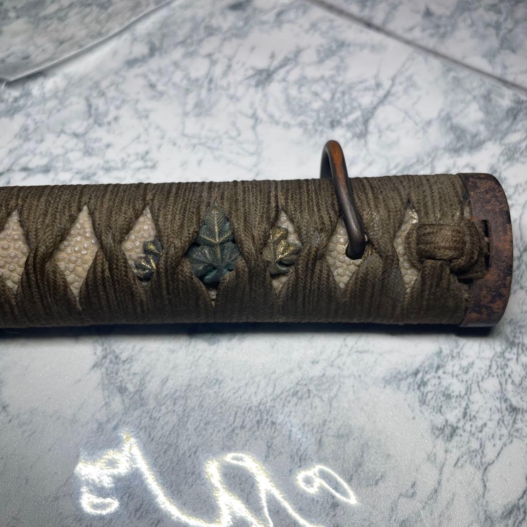 刀装具 セット 柄 刀 脇差 短刀 目釘 時代物 骨董品 アンティーク 蔵出し