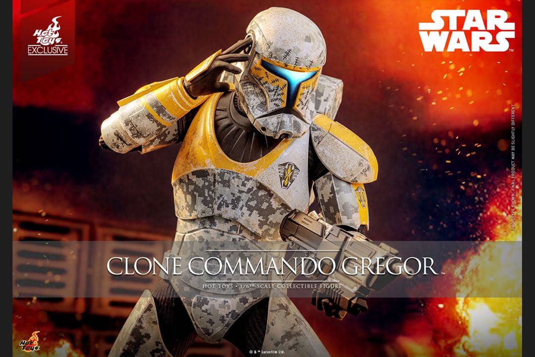 ホットトイズTMS155スター・ウォーズ クローンコマンドーグレガーGregor