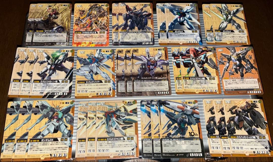 ガンダムウォー　引退品　茶　まとめ売り