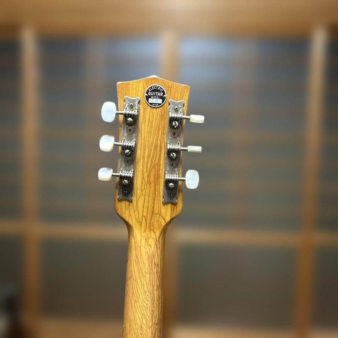 TEISCOセミホロウボディ 3ピックアップフルアコギター 日本製